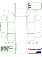 Blank Minibus Template